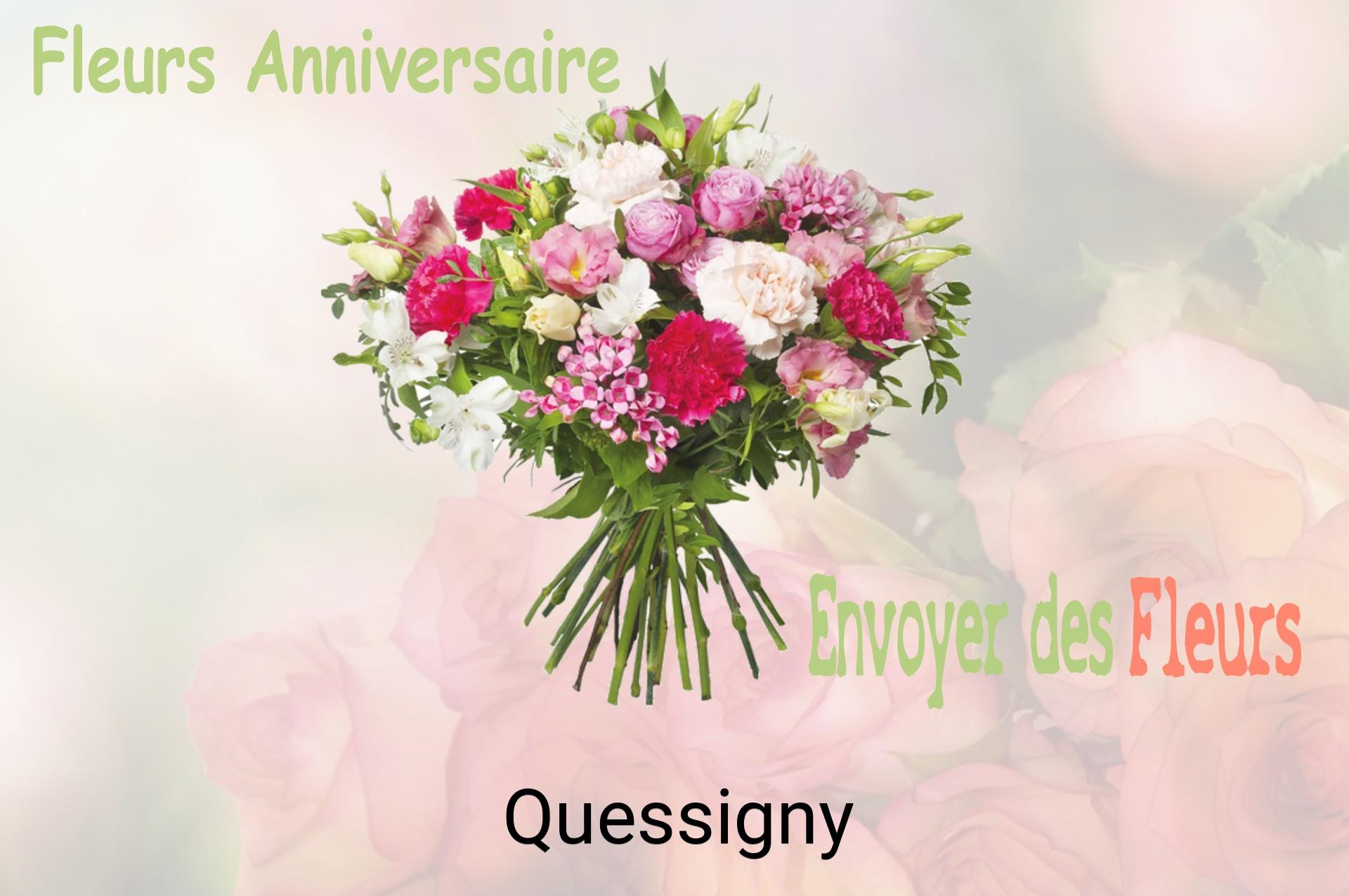 Bouquet de fleurs d’anniversaire livré à Quessigny